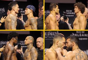 UFC 318 - La pesée : résultats, vidéos, faceoffs | New Orleans