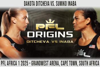Dakota Ditcheva et Sumiko Inaba en Co-main event du PFL Cape Town