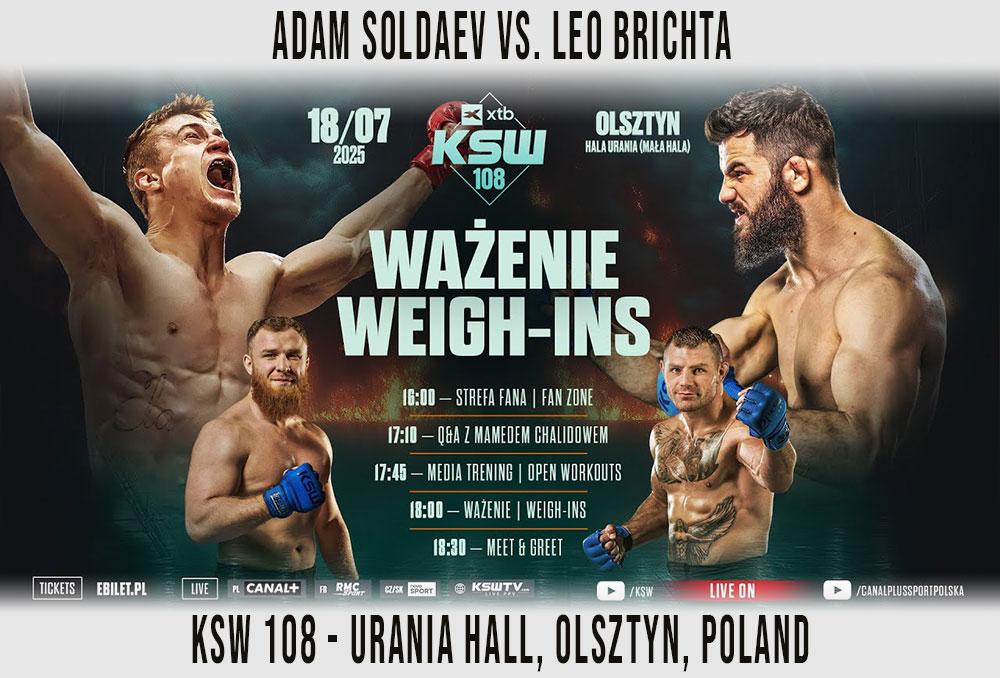 KSW 108 - Pesée cérémoniale | Olsztyn