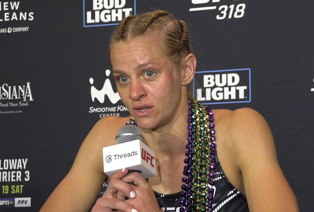 Carli Judice : comment sa prédiction audacieuse d'un coup de genou lui a offert une victoire par KO à l'UFC 318