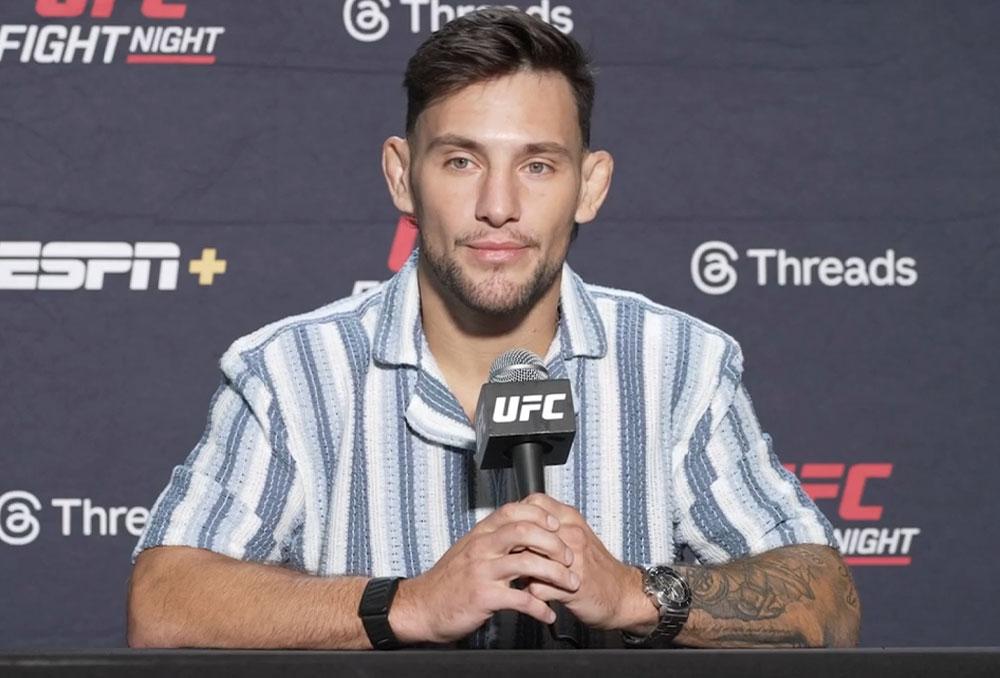 Esteban Ribovics est certain de pouvoir mettre un terme au combat contre Elves Brener dès le premier round | UFC on ESPN 71