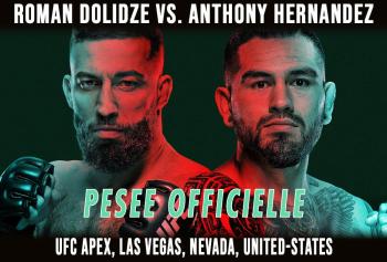 UFC on ESPN 72 - La pesée : résultats, vidéos, faceoffs | Las Vegas