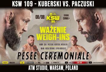 KSW 109 - Pesée cérémoniale | Warsow