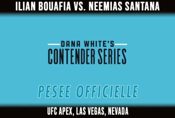 Contender Series 2025 - Week 1 - La pesée ; résultats, vidéos, faceoffs | Las Vegas