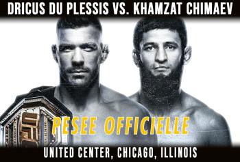 UFC 319 - La pesée : résultats, vidéos, faceoffs | Chicago