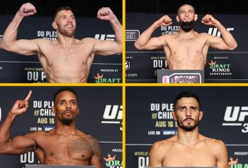 UFC 319 - La pesée : résultats, vidéos, faceoffs | Chicago
