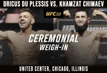 UFC 319 - Pesée cérémoniale | Chicago