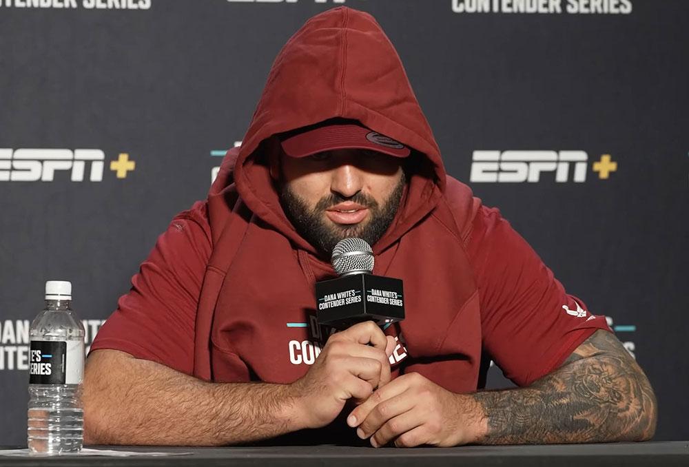 Après sa victoire au Contender Series, Josh Hokit décroche son contrat UFC et vise déjà la ceinture des poids lourds | DWCS 78