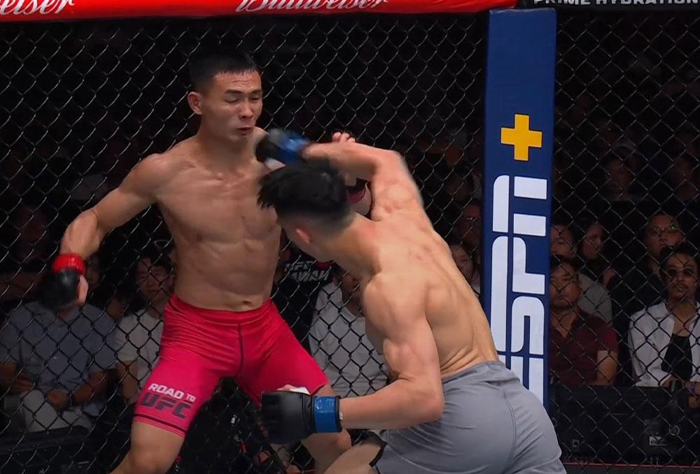 Une droite foudroyante de Lawrence Lui met fin au combat contre Ngheim Van Y en demi-finale du tournoi | RTU