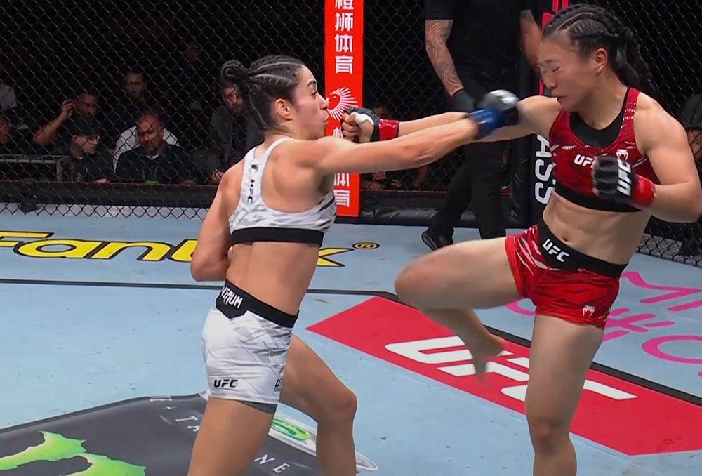 Bruna Brasil domine Shi Ming en neutralisant sa lutte et en imposant sa supériorité technique en combat debout | RTU