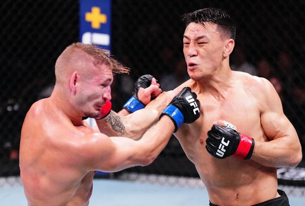 Rongzhu enchaîne un second succès consécutif à l'UFC en dominant Austin Hubbard au terme d'un combat très disputé | Shanghai