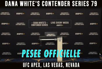 Contender Series 2025 - Week 3 - La pesée : résultats | Las Vegas