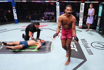 Mandel Nallo impressionne Dana White avec un KO fulgurant au premier round contre Samuel Silva | DWCS 80