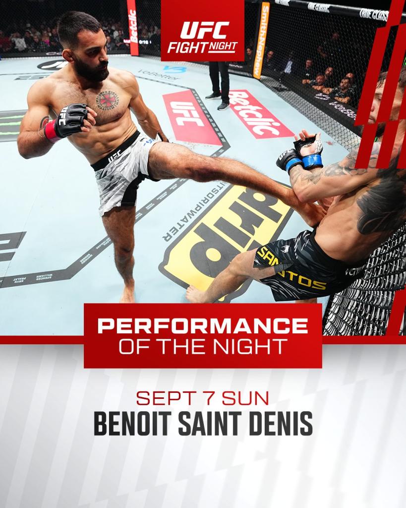 UFC on ESPN+ 116 - Bonus de combat | Paris