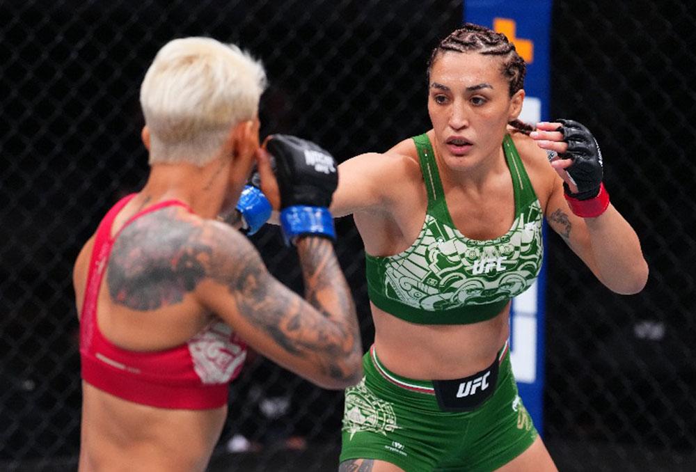 Tatiana Suarez impose sa stratégie de lutte pour neutraliser Amanda Lemos et décrocher la victoire | Noche UFC