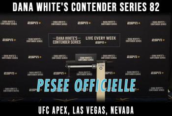 Contender Series 2025 - Week 6 - La pesée : résultats | Las Vegas