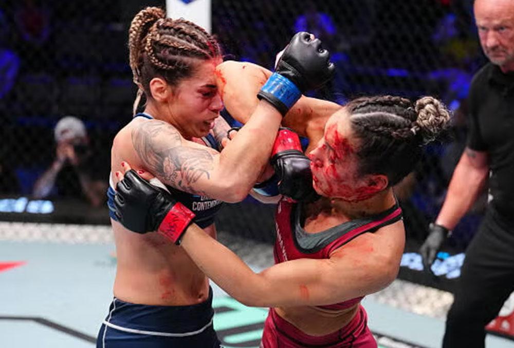 Chaves et Montenegro livrent une guerre totale qui captive le président de l'UFC, Dana White | DWCS 83