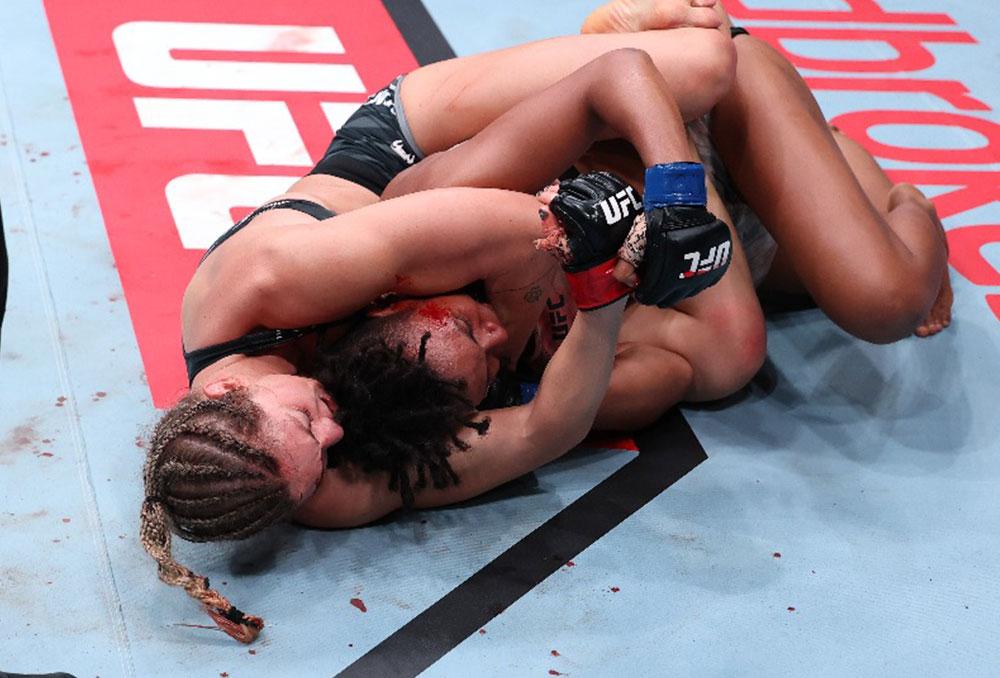 Michelle Montague domine Luana Carolina et remporte une victoire par décision unanime pour ses débuts à l'UFC Perth