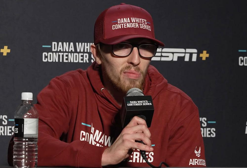Kurtis Campbell confie avoir ressenti une confiance totale avant son combat | DWCS 84