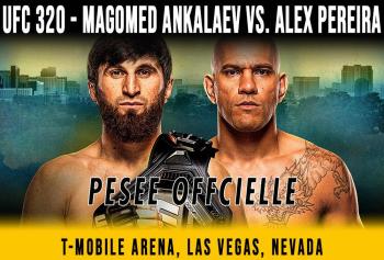 UFC 320 - La pesée : résultats, vidéos, faceoffs | Las Vegas