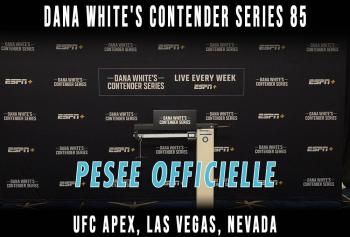 Contender Series 2025 - Week 9 - La pesée : résultats | Las Vegas