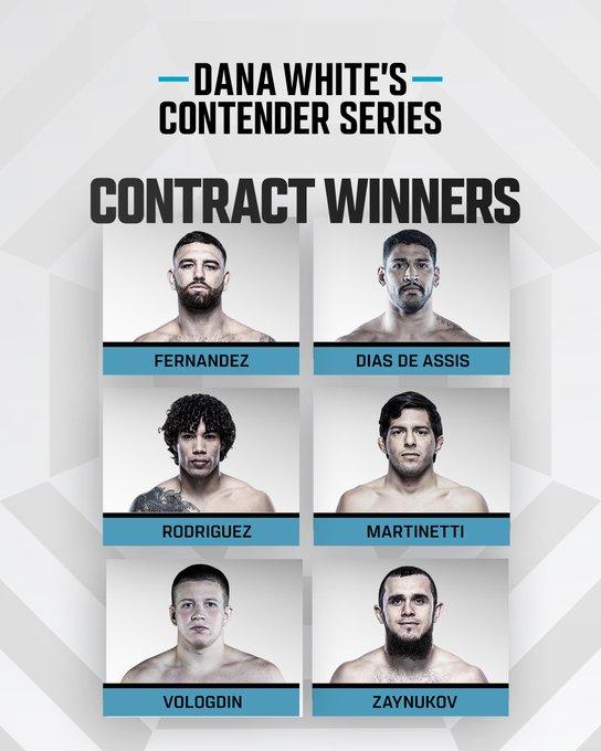 Pluie de contrats pour une soirée historique à l'UFC Apex de Las Vegas | DWCS 85