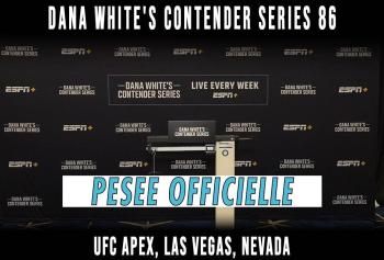 Contender Series 2025 - Week 10 - La pesée : Résultats| Las Vegas