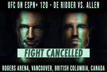 UFC on ESPN+ 120 - Combats annulés / reprogrammés | Vancouver