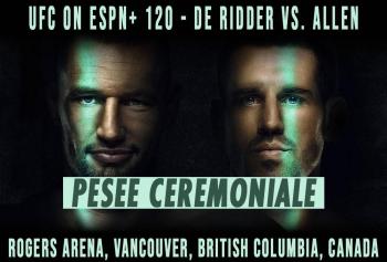 UFC on ESPN+ 120 - Pesée cérémoniale | Vancouver