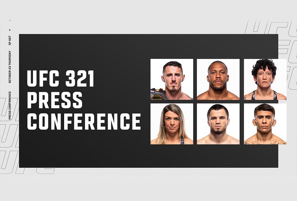 UFC 321 - Conférence de presse d'avant combat | Abu Dhabi