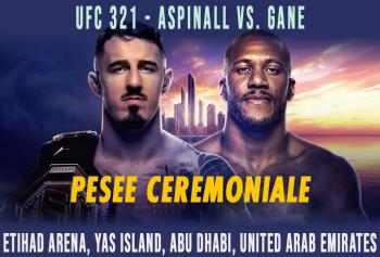 UFC 321 - Pesée Cérémoniale | Abu Dhabi