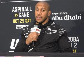 Ciryl Gane exprime sa frustration après l'arrêt du combat contre Aspinall | UFC 321