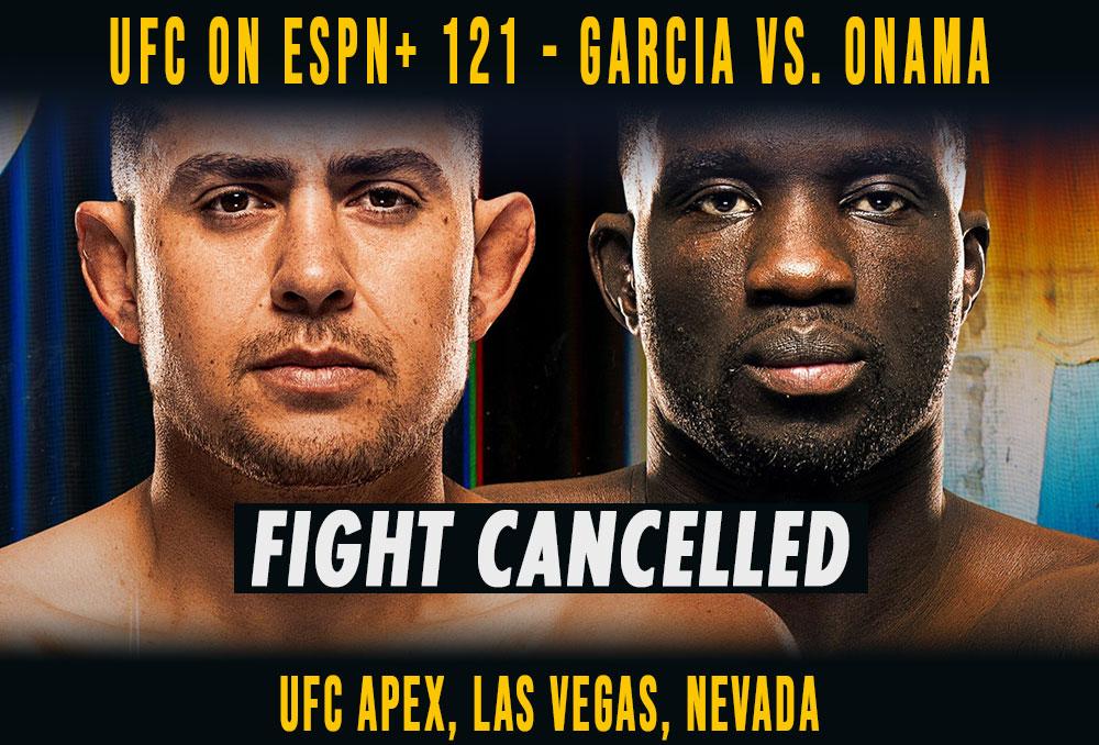 UFC on ESPN+ 121 - Combats annulés / reprogrammés | Las Vegas