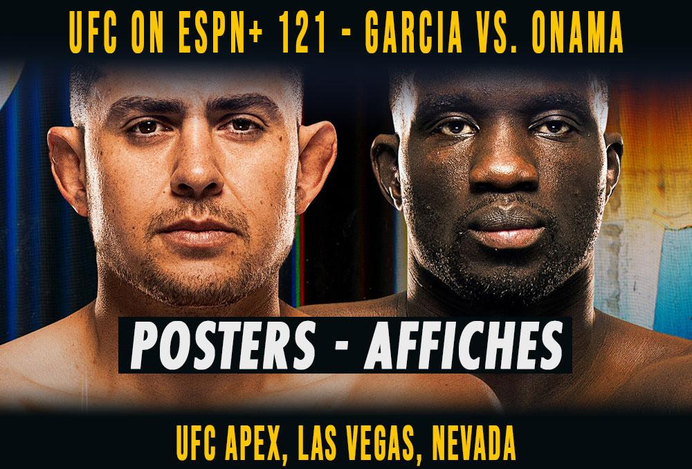 UFC on ESPN+ 121 - Les posters et les affiches | Las Vegas