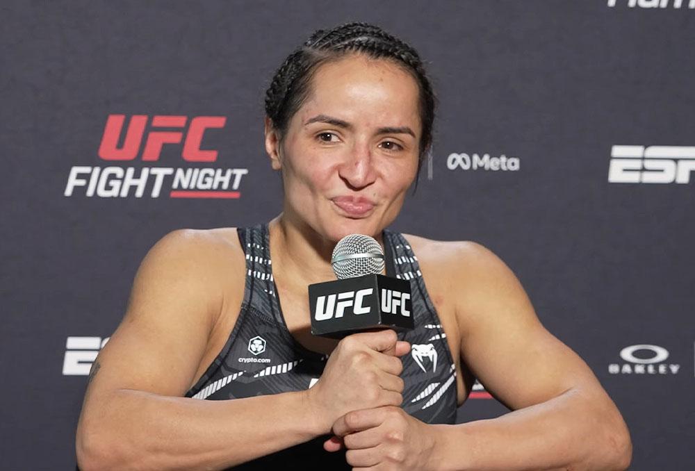 Talita Alencar décroche sa première soumission et vise un nouveau contrat | UFC Vegas 110
