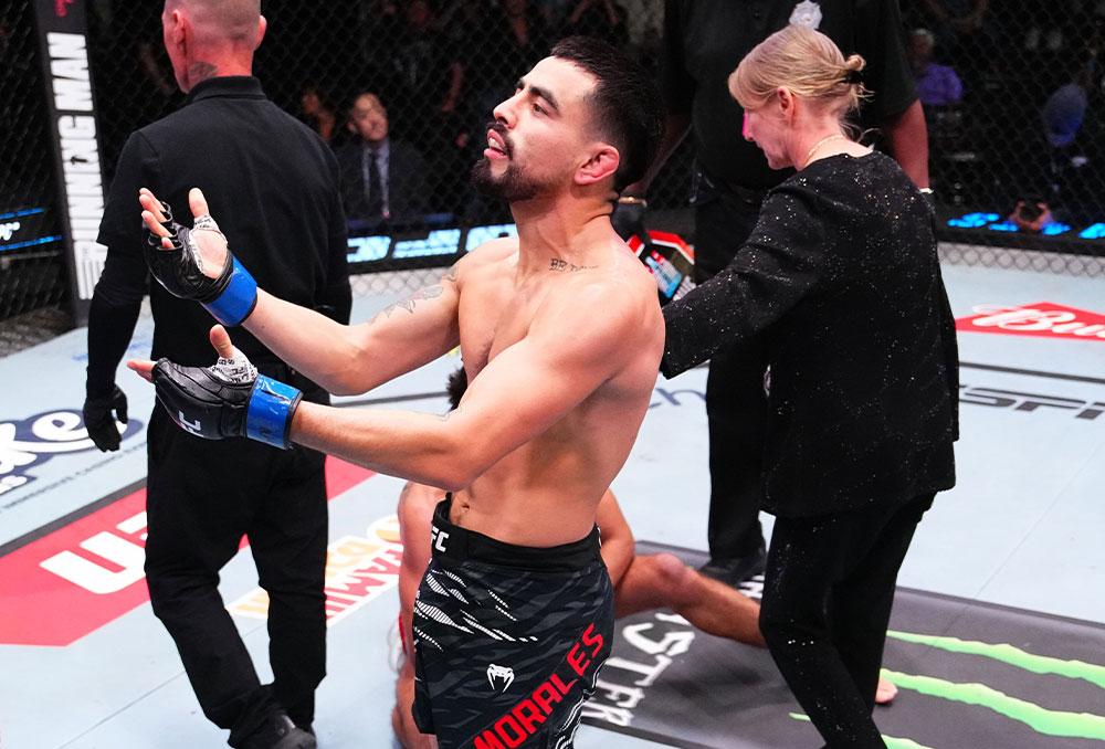 Joseph Morales bat Matt Schnell et réclame un adversaire classé | UFC Vegas 111