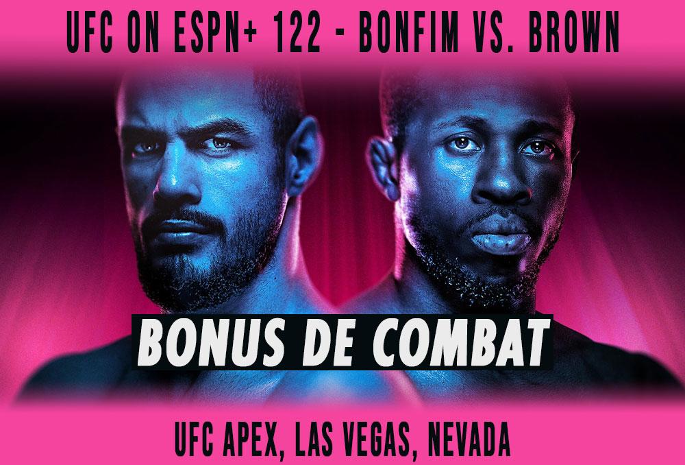 UFC on ESPN+ 122 - Bonus de la soirée | Las Vegas UFC on ESPN+ 122 - Bonus de la soirée | Las Vegas