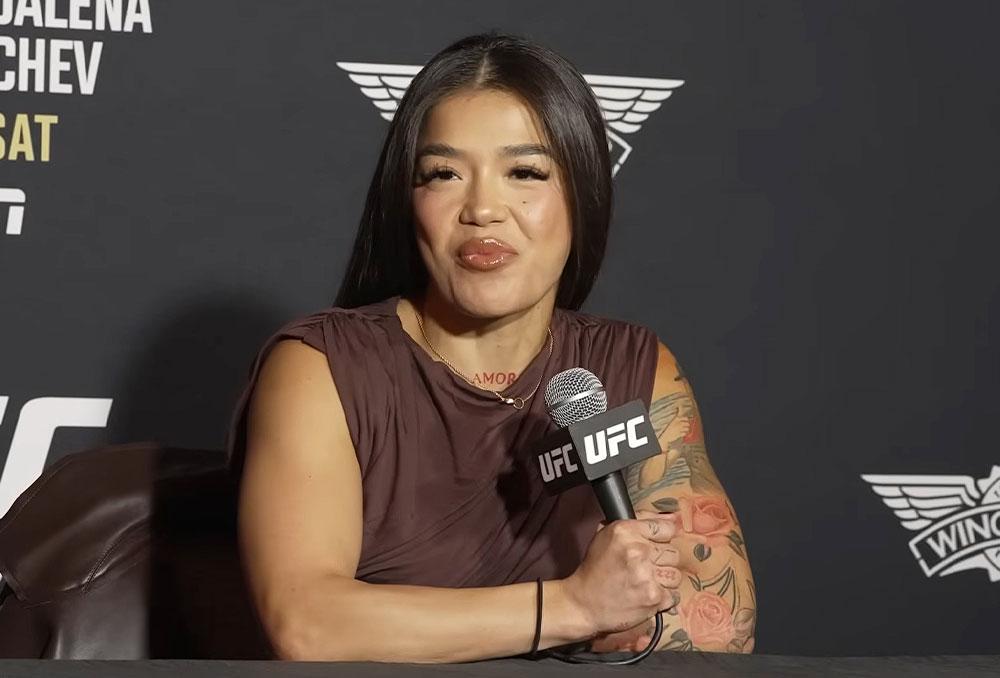 Tracy Cortez l'affirme : “J'ai un meilleur striking qu'Erin Blanchfield” | UFC 322