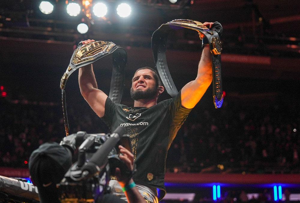 Islam Makhachev détrône Jack Della Maddalena et s'offre une 2e ceinture | UFC 322