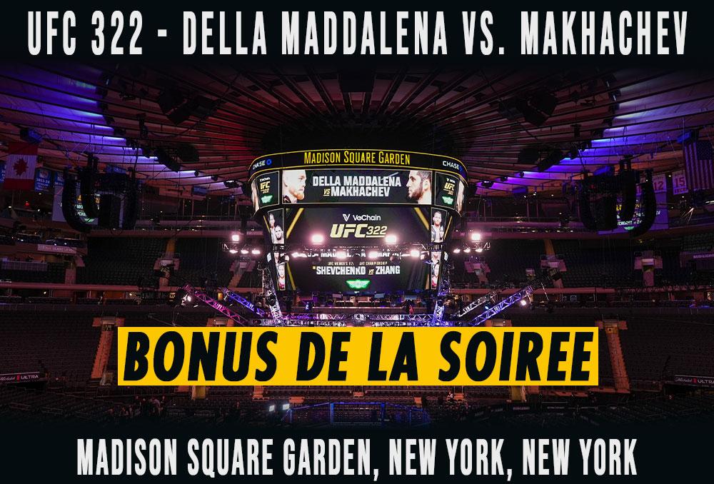 UFC 322 - Bonus de la soirée | New York