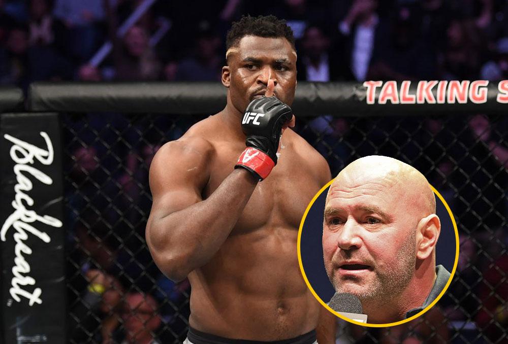 Dana White affirme que Francis Ngannou l’a agressé physiquement dans son bureau pour une histoire de bonus non versé