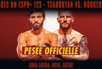 UFC ON ESPN+ 123 - La pesée : résultats, vidéos, faceoffs | Doha