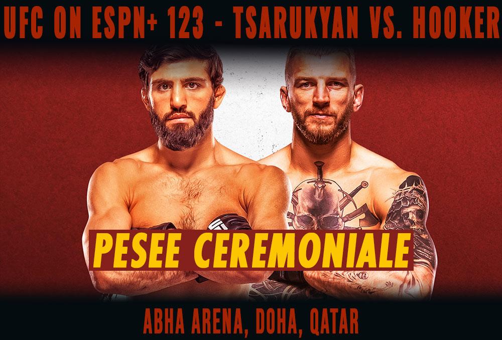 UFC on ESPN+ 123 - Pesée cérémoniale | Doha