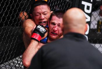 Le japonais Kyoji Horiguchi marque son retour à l’UFC en soumettant le russe Tagir Ulanbekov | UFC Qatar