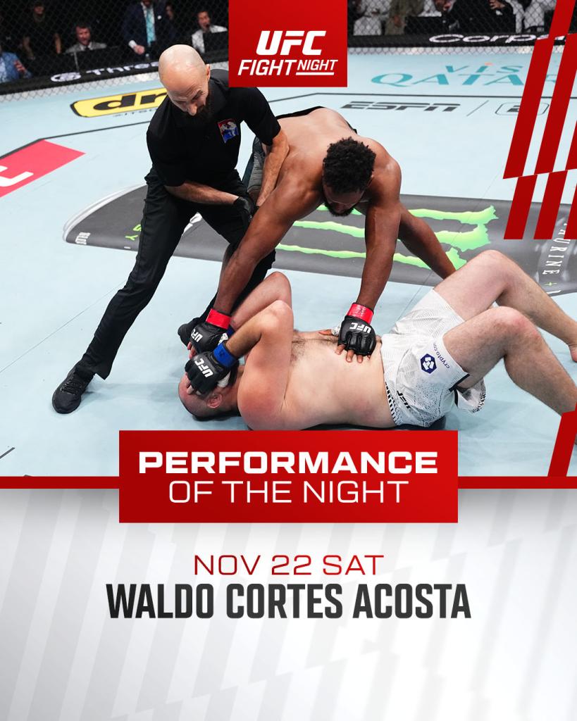 UFC on ESPN+ 123 - Bonus de la soirée | Doha