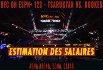 UFC on ESPN+ 123 - Les salaires (estimation) | Doha