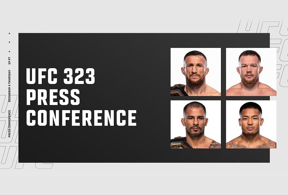 UFC 323 - Conférence de presse d'avant combat | Las Vegas
