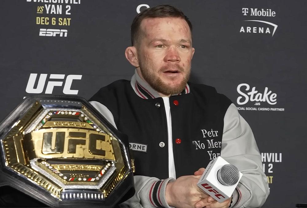 Petr Yan conseille ironiquement à Merab Dvalishvili de retourner au jacuzzi pour se remettre | UFC 323