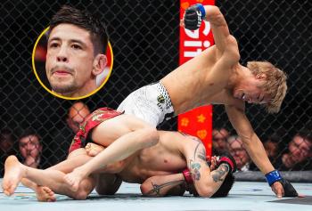 Brandon Moreno exprime son désaccord sur l’arrêt de l’arbitre | UFC 323