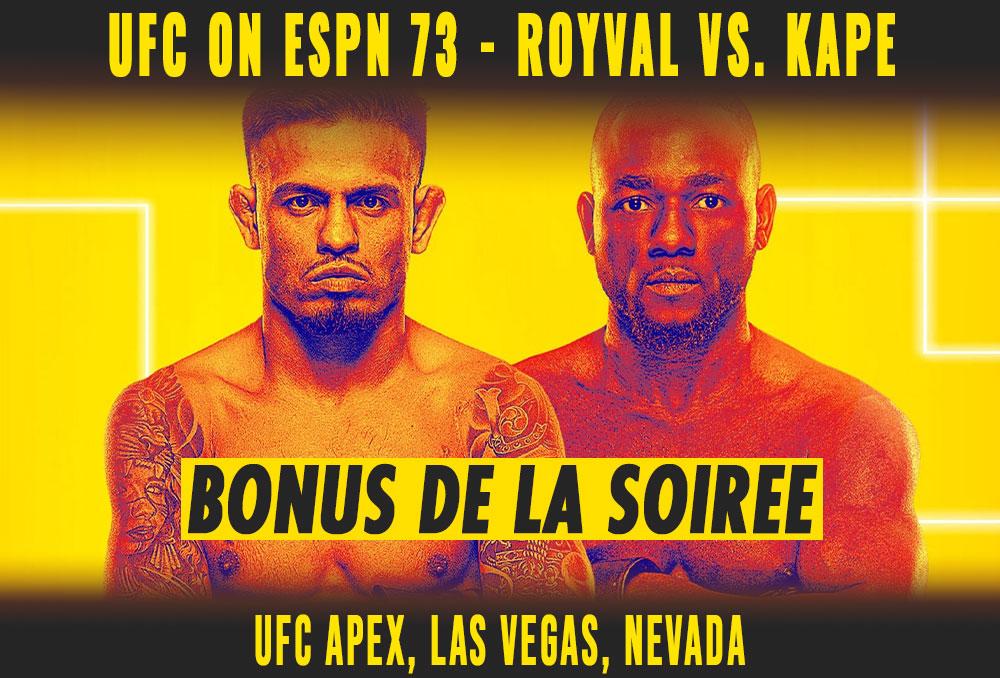 UFC on ESPN 73 - Bonus de la soirée | Las Vegas